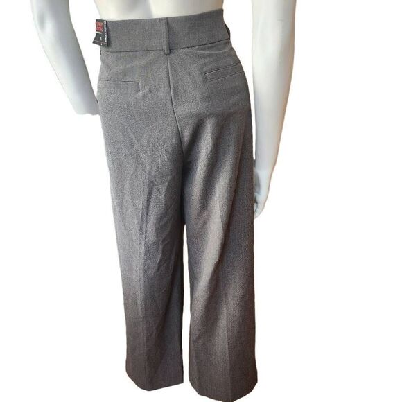 NWT Briggs Petite Perfect Fit Waistband Heather Gray Pants (12P) - Picture 3 of 4